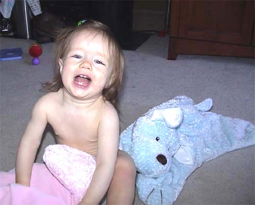 Maddy with Pink and Blue