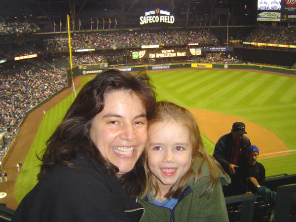 Baseball Mom and Maddy