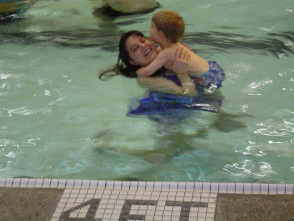 Swim Lesson Dane Mom