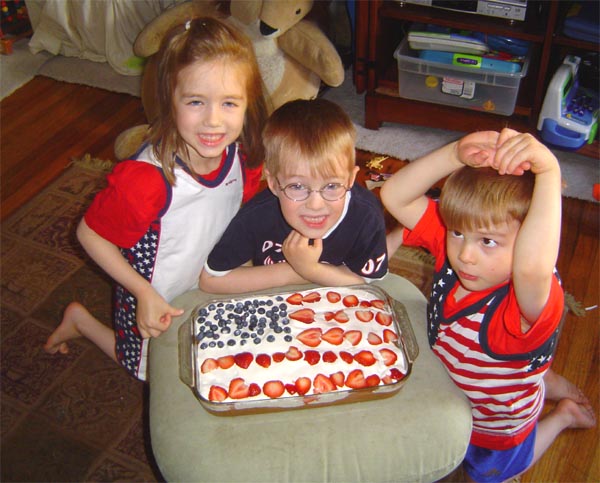 USA Flag Cake G-Pod