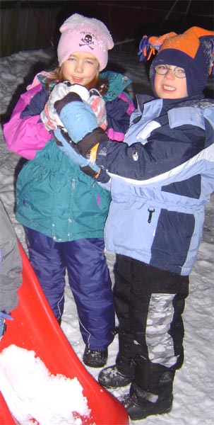 Sniow Maddy and Brock