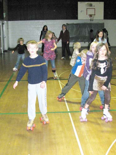 Rollerskating Brock