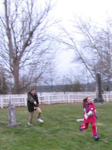 Zombies in the graveyard