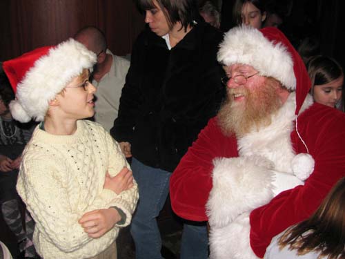 Dane and Santa