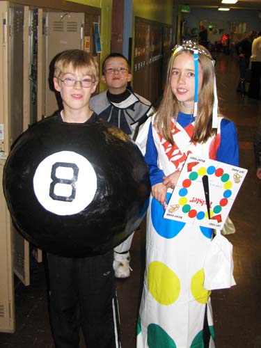Brock and Maddy at school