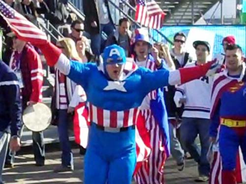 Olympics Hockey Captain America
