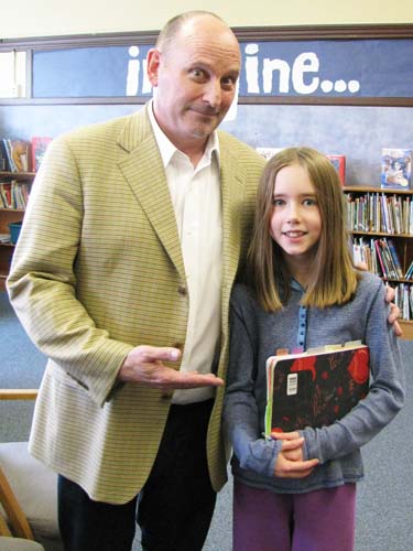 Maddy and Jon Scieszka