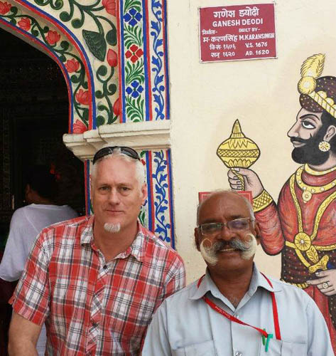 India Udaipur Papa Moustache