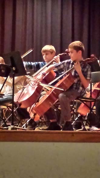 Dane Playing Cello