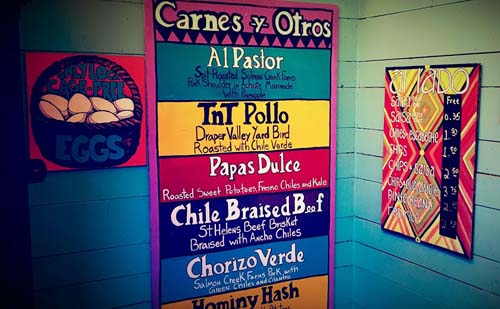 Taqueria signs