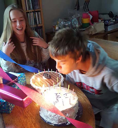 Brock and Maddy Cake