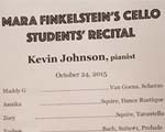 Maddy Cello Recital