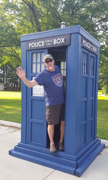 Papa in the TARDIS