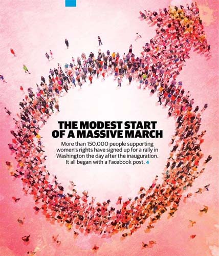 Women's March in Seattle Poster