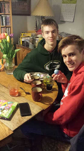 Brock, Dane, Easter Eggs