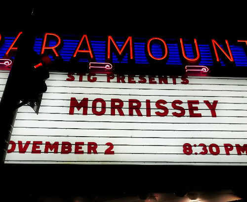 Paramount Theatre Morrissey
