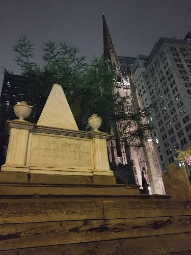 Alexander Hamilton Grave at Trinity Chuch