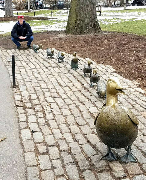 Boston Commons Make Way For Ducklings