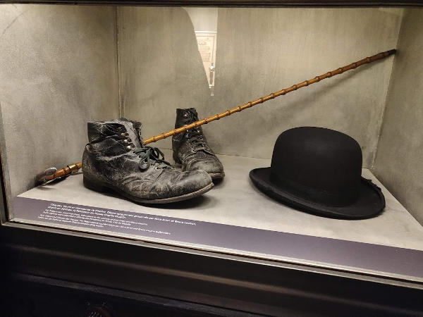 Charlie Chaplin Hat, Shoes, Cane