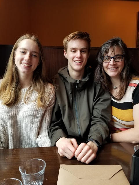 Dane, Maddy, Mom