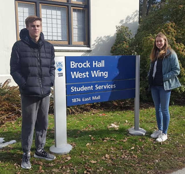UBC Brock Hall, Dane and Maddy 02