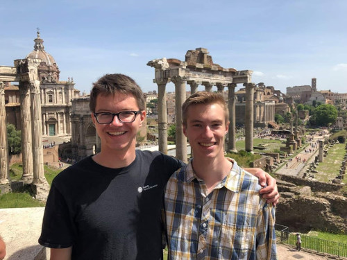 Roman Ruins Nikita and Brock