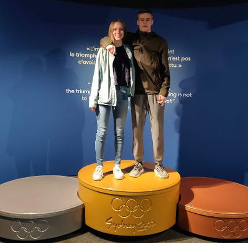 Olympic Museum Maddy and Dane