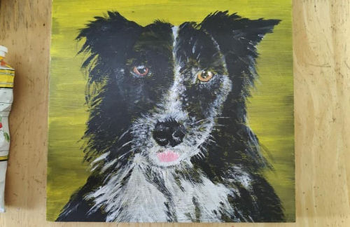 Mom Smudge Painting