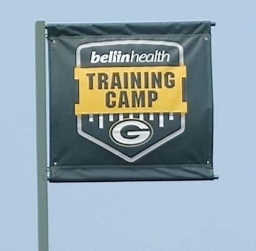 Green Bay Packers Training Camp Sign