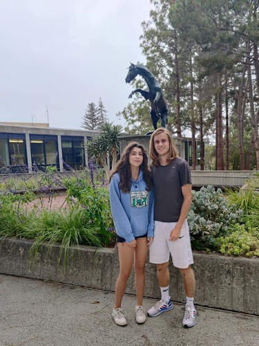 College Visits Dane Isla SLO