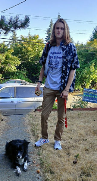 1st Day School Dane and Smudge