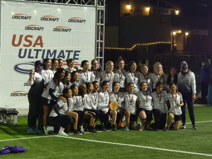 Ultimate College Nationals Element Maddy 2nd Place