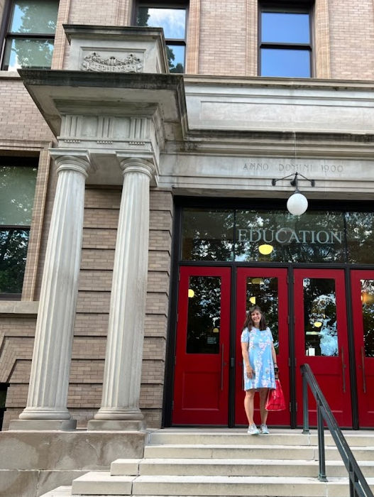 Mom at the UW Education Building
