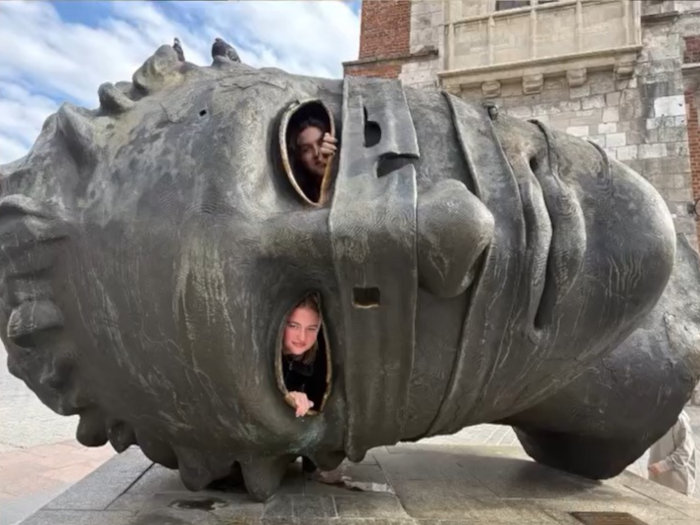 Krakow Head Statue