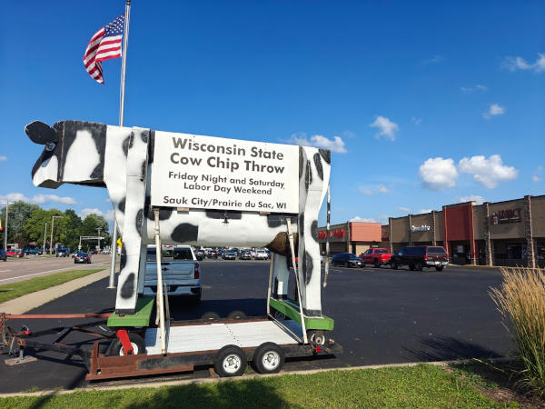 Sauk City Cow Chip Throw