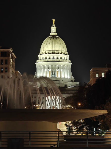 Huggy: Madison Capitol building