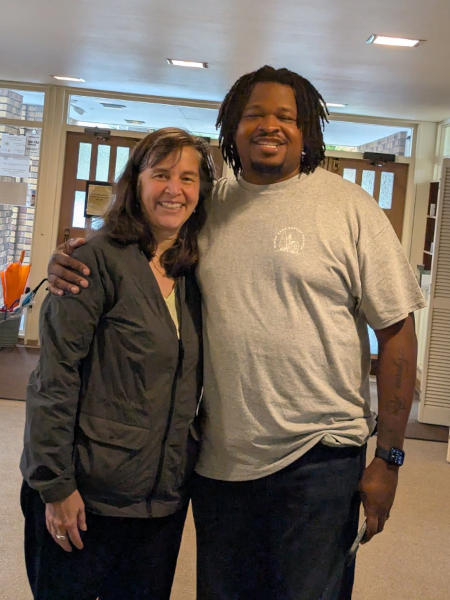 Mom and Alex Booker