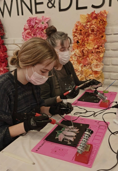 Stained Glass Maddy Mom