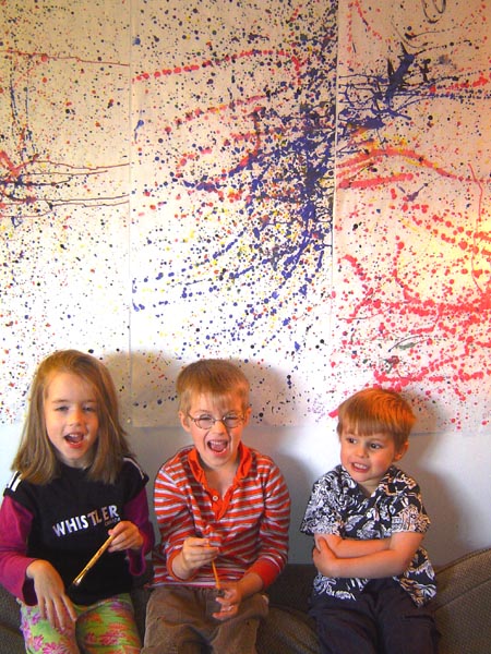G-Pod Splatter Paintings