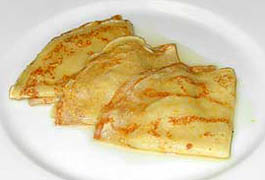 TOMATO, BASIL, MOZZARELLA CREPES