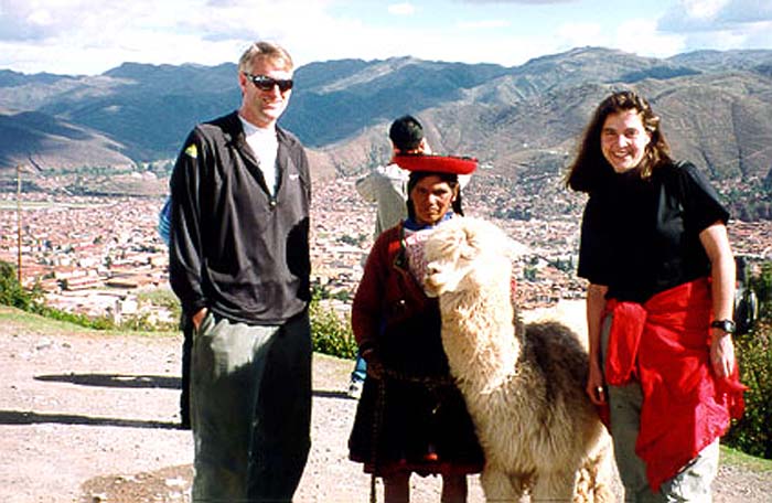 Richard, Lisa, Llama