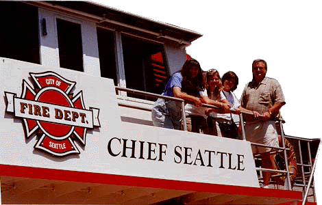 Merlins on Fireboat